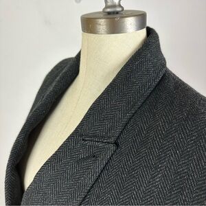 Anne Pinkerton Herringbone Wool Blazer